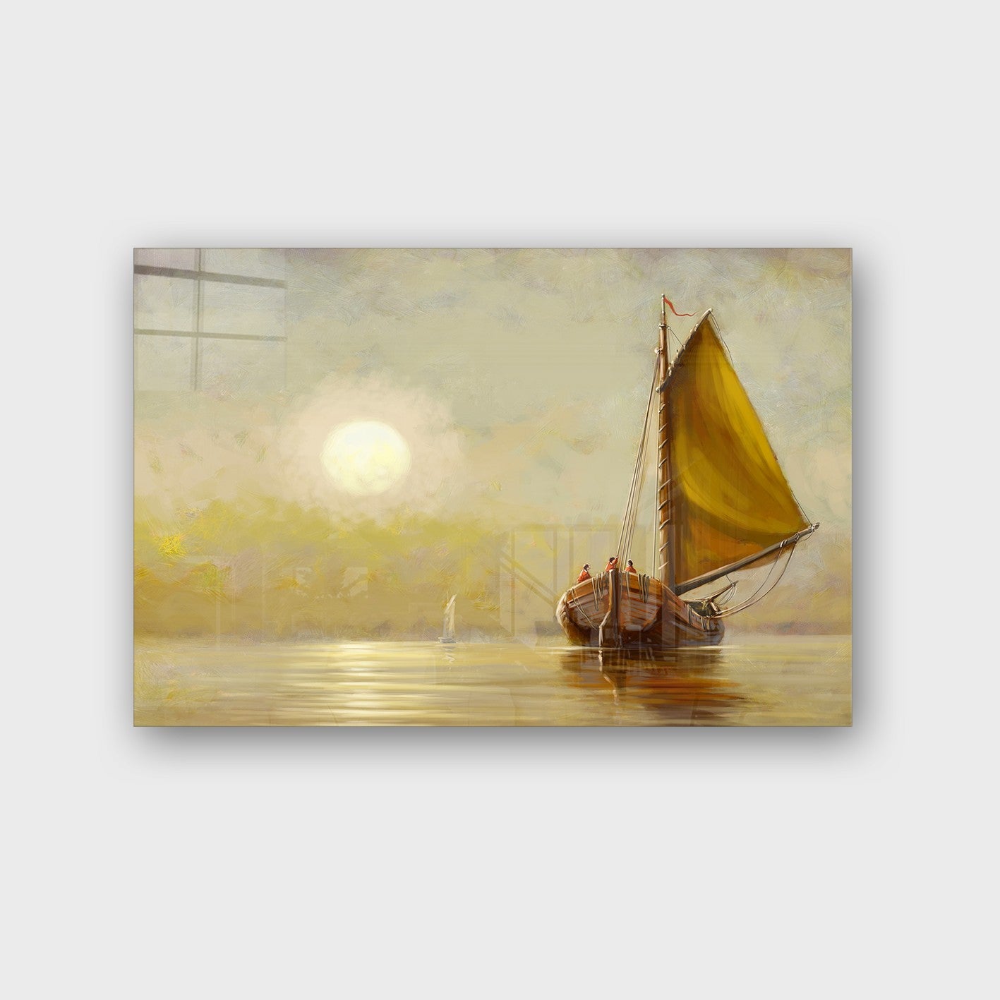 Quadro Decorativo em Vidro Temperado Multicolor 50x70cm - Arte Moderna para Parede