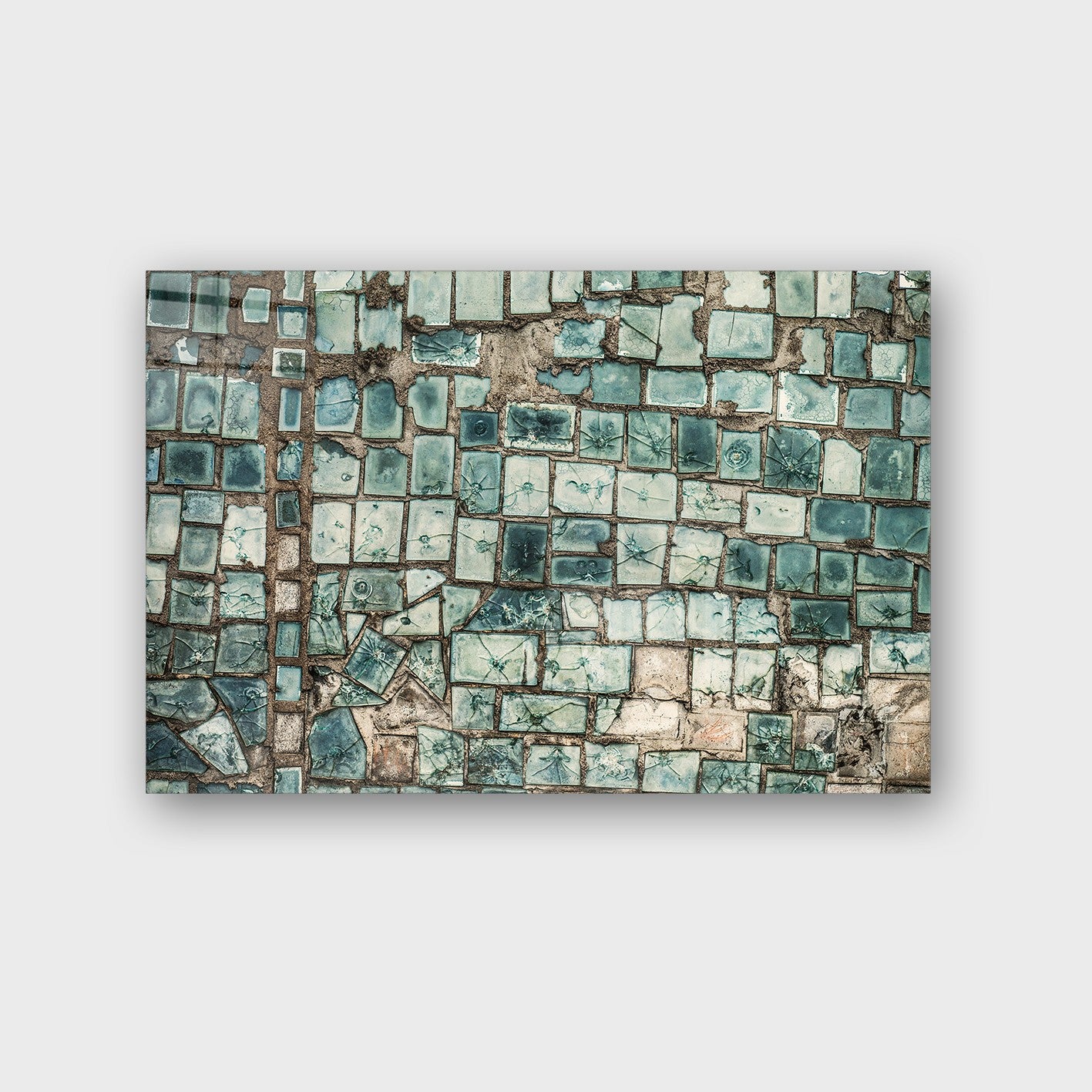 Quadro Decorativo em Vidro Temperado Multicolor 50x70cm - Arte Moderna para Parede