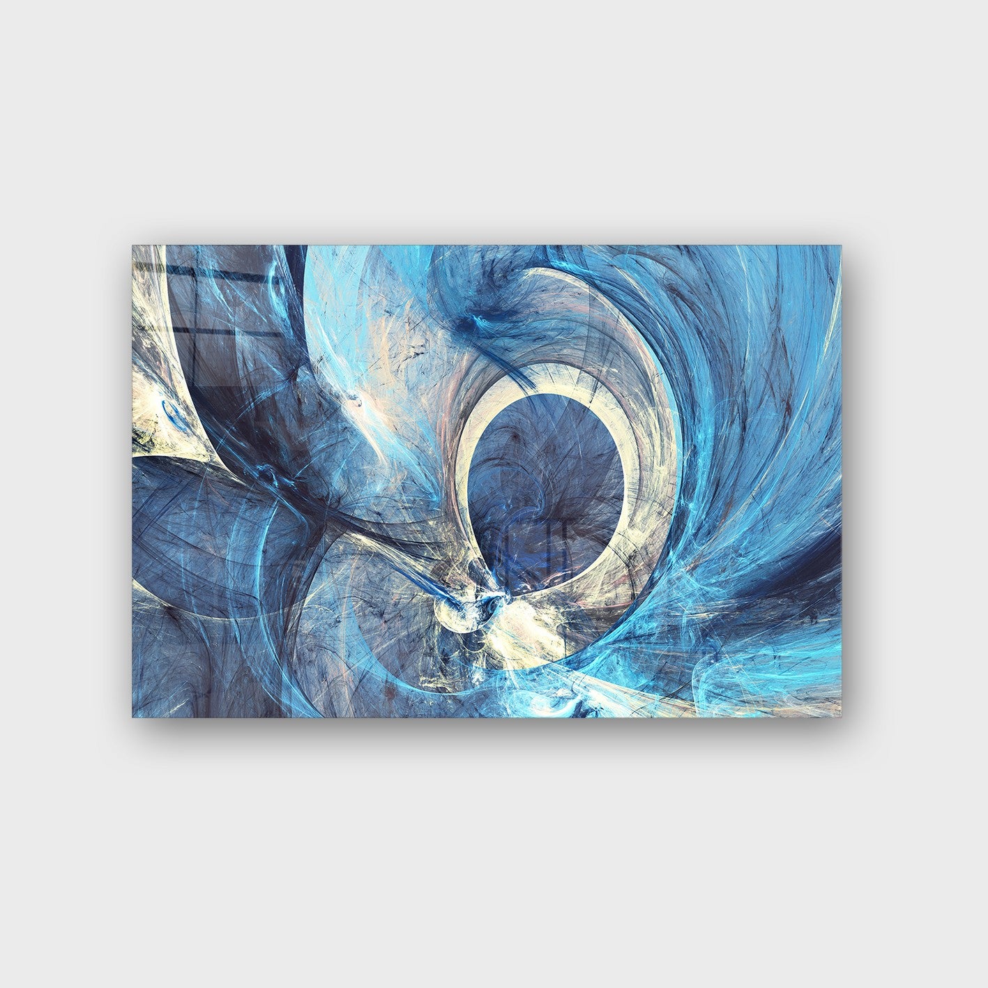 Quadro Decorativo em Vidro Temperado Multicolor 70x100cm - Arte Moderna para Parede