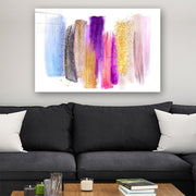 Quadro Decorativo em Vidro Temperado Multicolor 50x70cm - Arte Moderna para Parede