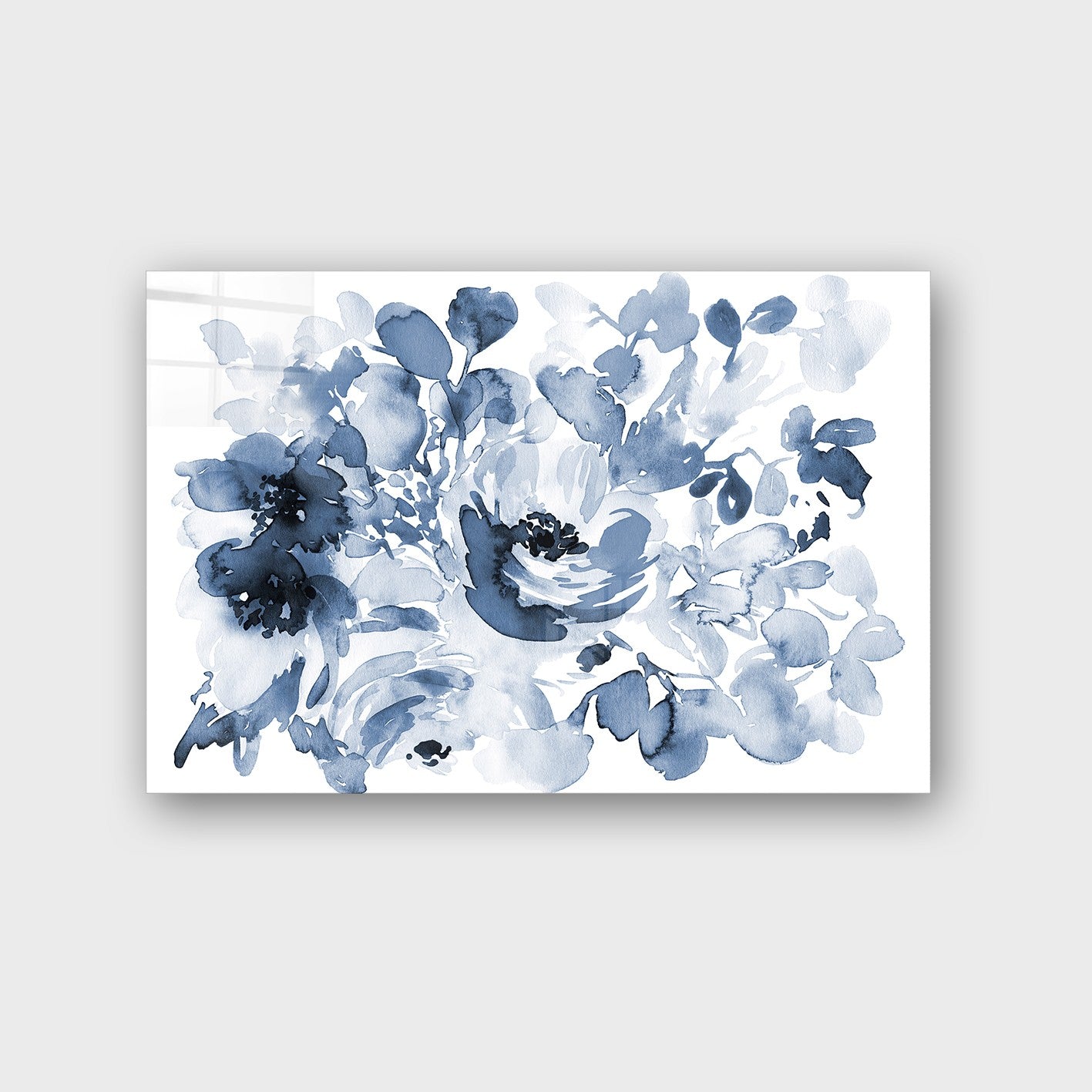 Quadro Decorativo em Vidro Temperado Multicolor 40x60cm - Arte Moderna para Parede