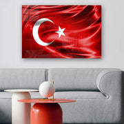 Quadro Decorativo em Vidro Temperado Multicolor 70x100cm - Arte Moderna para Parede