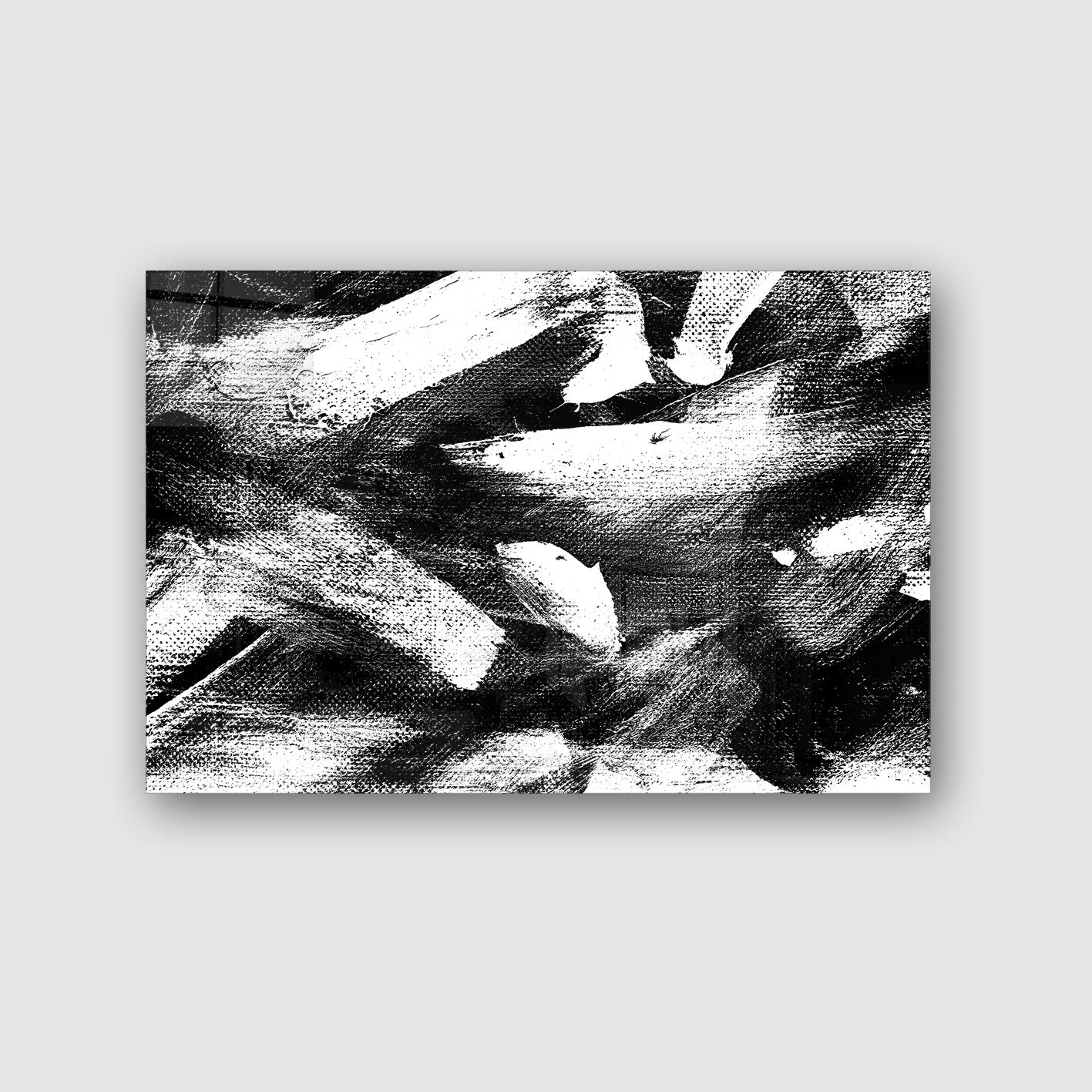 Quadro Decorativo em Vidro Temperado Multicolor 40x60cm - Arte Moderna para Parede