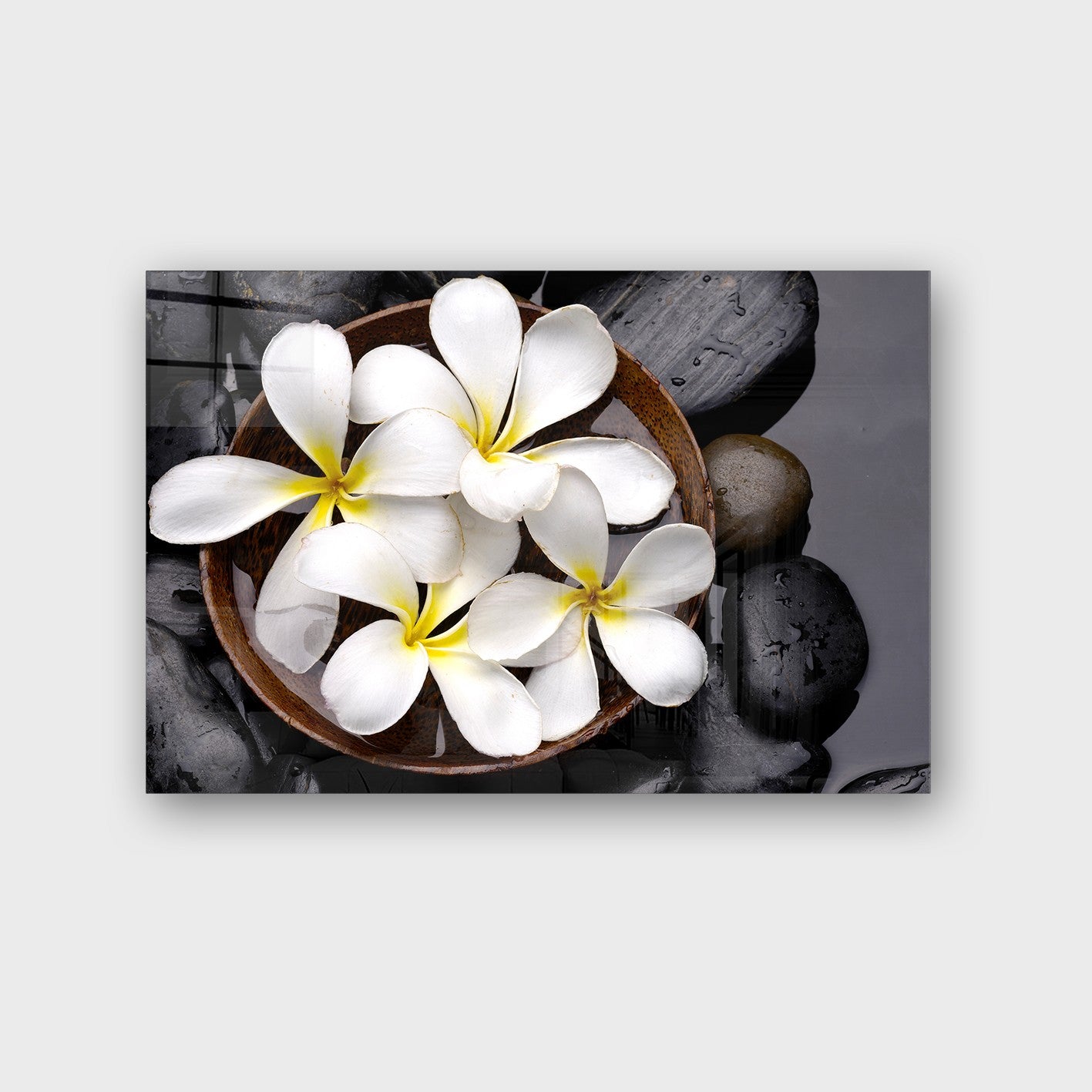 Quadro Decorativo em Vidro Temperado Multicolor 70x100cm - Arte Moderna para Parede