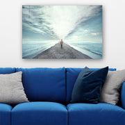 Quadro Decorativo em Vidro Temperado Multicolor 70x100cm - Arte Moderna para Parede