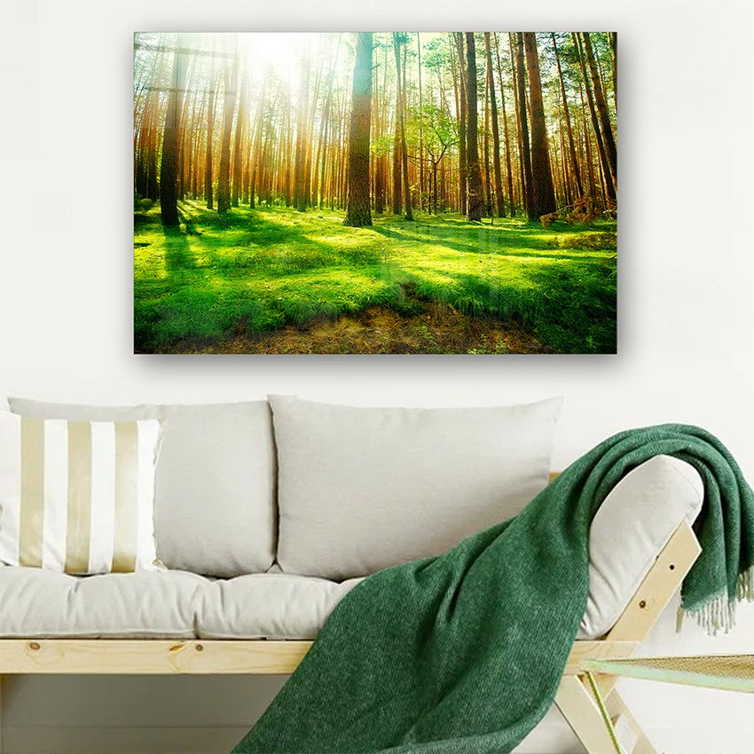 Quadro Decorativo em Vidro Temperado Multicolor 50x70cm - Arte Moderna para Parede