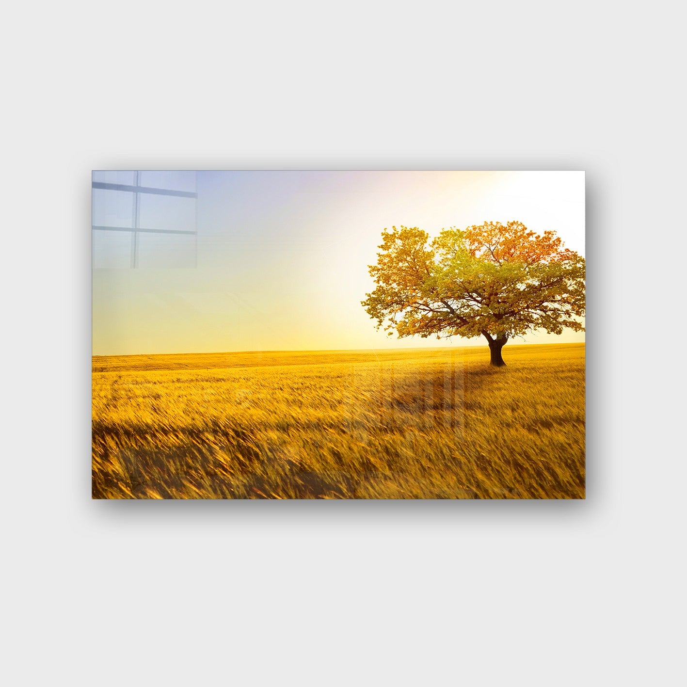 Quadro Decorativo em Vidro Temperado Multicolor 70x100cm - Arte Moderna para Parede