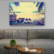 Quadro Decorativo em Vidro Temperado Multicolor 40x60cm - Arte Moderna para Parede