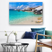 Arte em Vidro Temperado Multicolor 70x100cm - Pintura Decorativa Resistente de 4mm