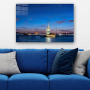 Quadro Decorativo em Vidro Temperado Multicolor 50x70cm - Arte Moderna para Parede