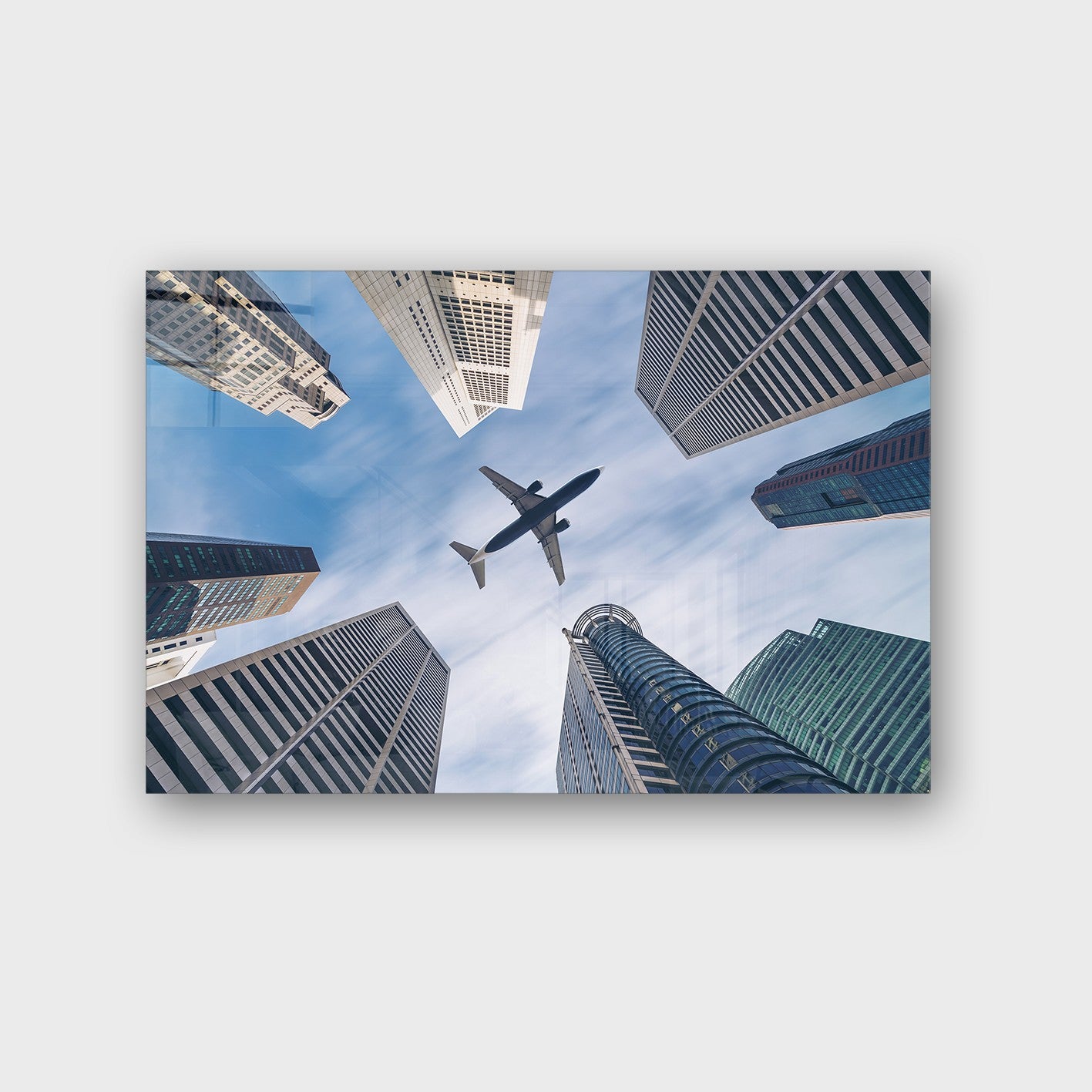 Quadro Decorativo em Vidro Temperado Multicolor 40x60cm - Arte Moderna para Parede