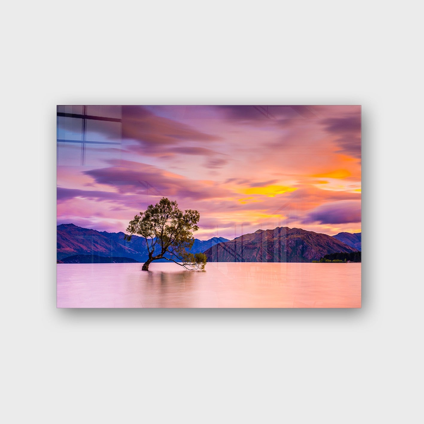 Quadro Decorativo em Vidro Temperado Multicolor 70x100cm - Arte Moderna para Parede