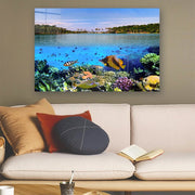 Quadro Decorativo em Vidro Temperado Multicolor 40x60cm - Arte Moderna para Parede