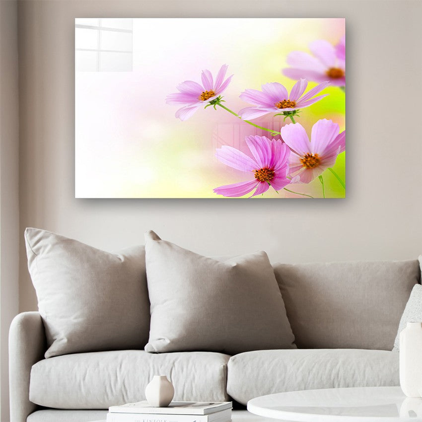 Quadro Decorativo em Vidro Temperado Multicolor 40x60cm - Arte Moderna para Parede