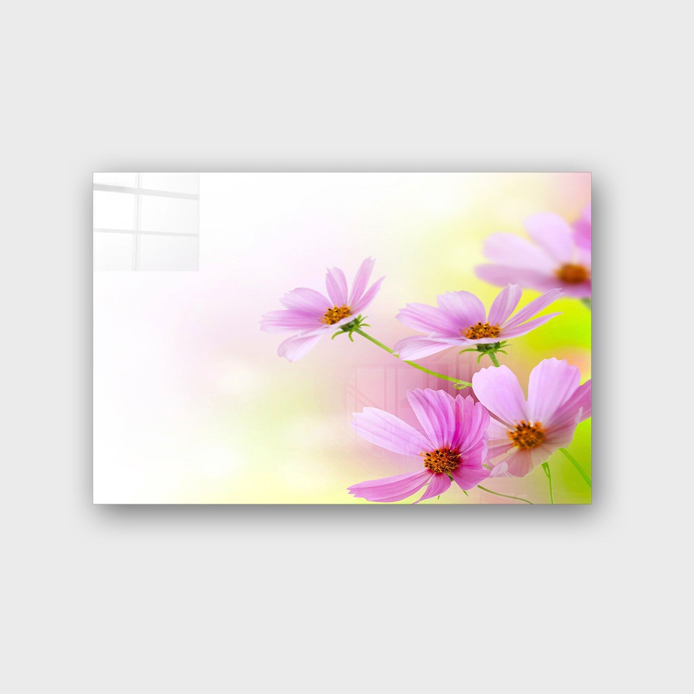 Quadro Decorativo em Vidro Temperado Multicolor 50x70cm - Arte Moderna para Parede