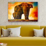 Quadro Decorativo em Vidro Temperado Multicolor 50x70cm - Arte Moderna para Parede