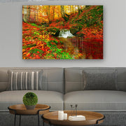 Quadro Decorativo em Vidro Temperado Multicolor 50x70cm - Arte Moderna para Parede