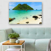 Quadro Decorativo em Vidro Temperado Multicolor 70x100cm - Arte Moderna para Parede