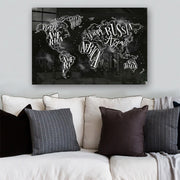 Quadro Decorativo em Vidro Temperado Multicolor 40x60cm - Arte Moderna para Parede