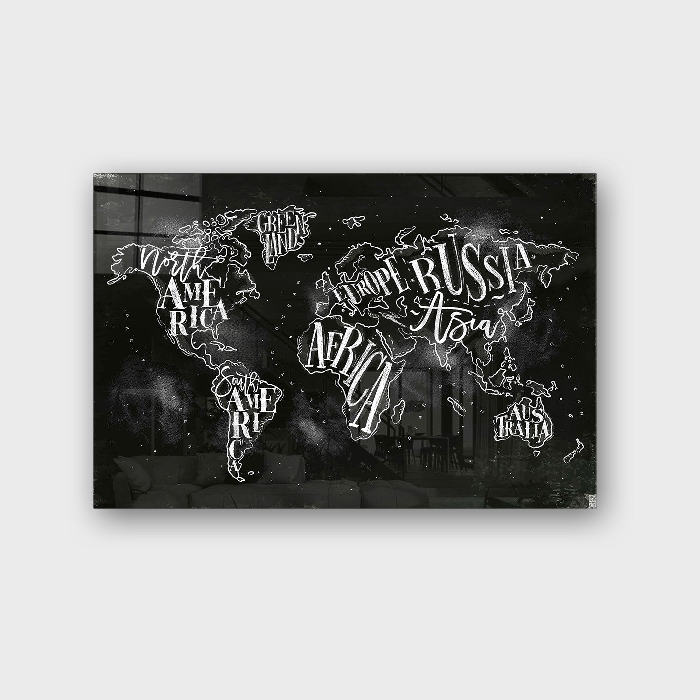 Quadro Decorativo em Vidro Temperado Multicolor 70x100cm - Arte Moderna para Parede