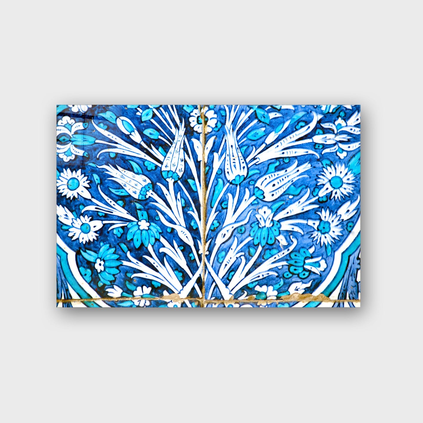 Quadro Decorativo em Vidro Temperado Multicolor 70x100cm - Arte Moderna para Parede