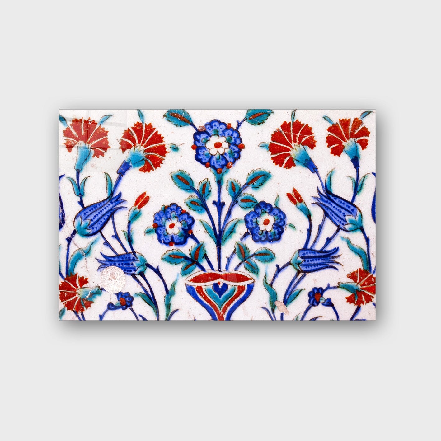 Quadro Decorativo em Vidro Temperado Multicolor 50x70cm - Arte Moderna para Parede