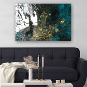 Quadro Decorativo em Vidro Temperado Multicolor 40x60cm - Arte Moderna para Parede