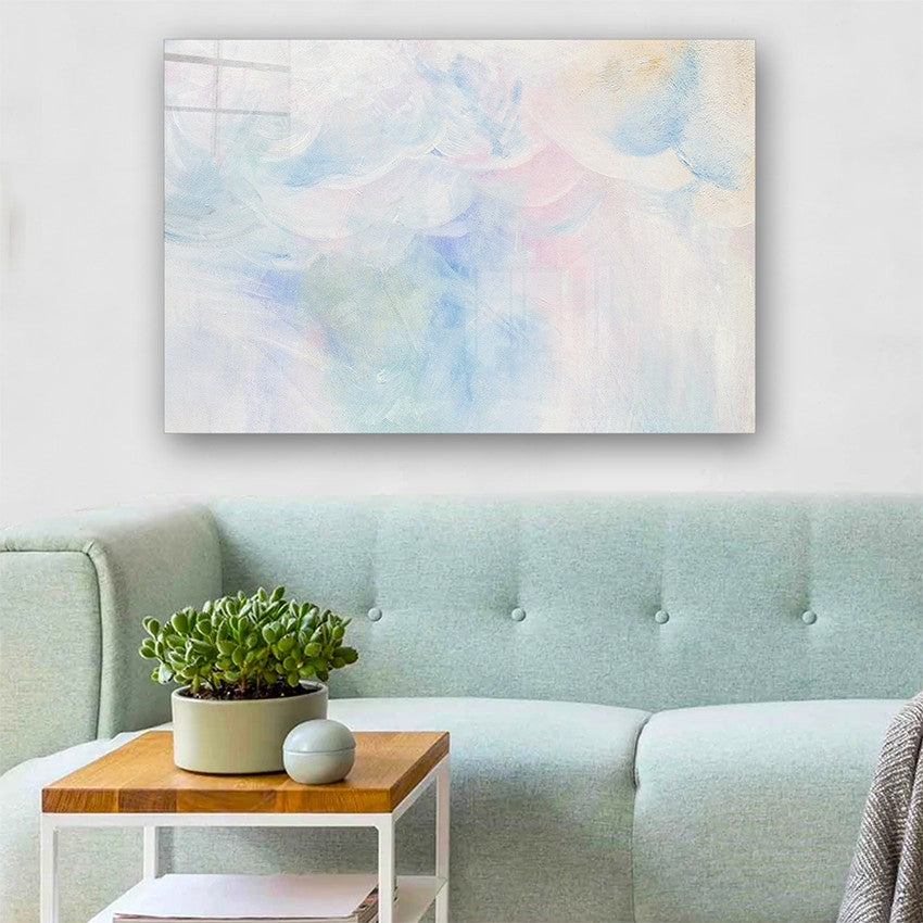 Quadro Decorativo em Vidro Temperado Multicolor 40x60cm - Arte Moderna para Parede