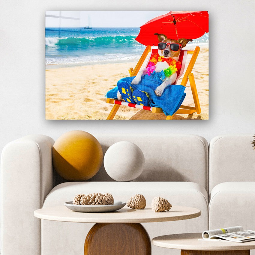 Quadro Decorativo em Vidro Temperado Multicolor 50x70cm - Arte Moderna para Parede