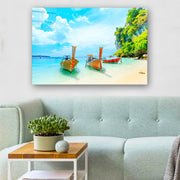 Quadro Decorativo em Vidro Temperado Multicolor 70x100cm - Arte Moderna para Parede