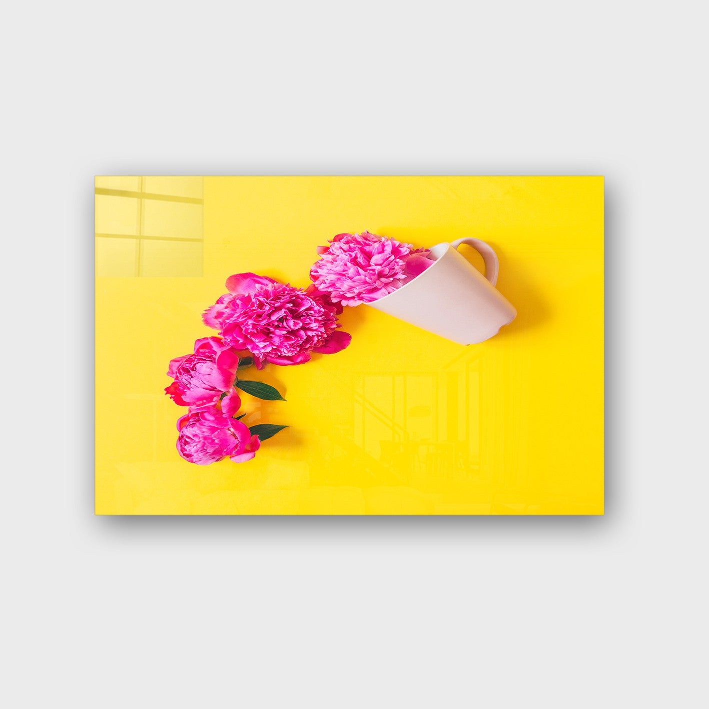 Quadro Decorativo em Vidro Temperado Multicolor 40x60cm - Arte Moderna para Parede