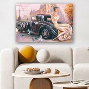 Quadro Decorativo em Vidro Temperado Multicolor 70x100cm - Arte Moderna para Parede