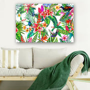 Quadro Decorativo em Vidro Temperado Multicolor 50x70cm - Arte Moderna para Parede