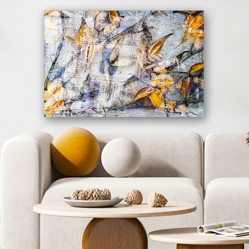 Quadro Decorativo em Vidro Temperado Multicolor 70x100cm - Arte Moderna para Parede