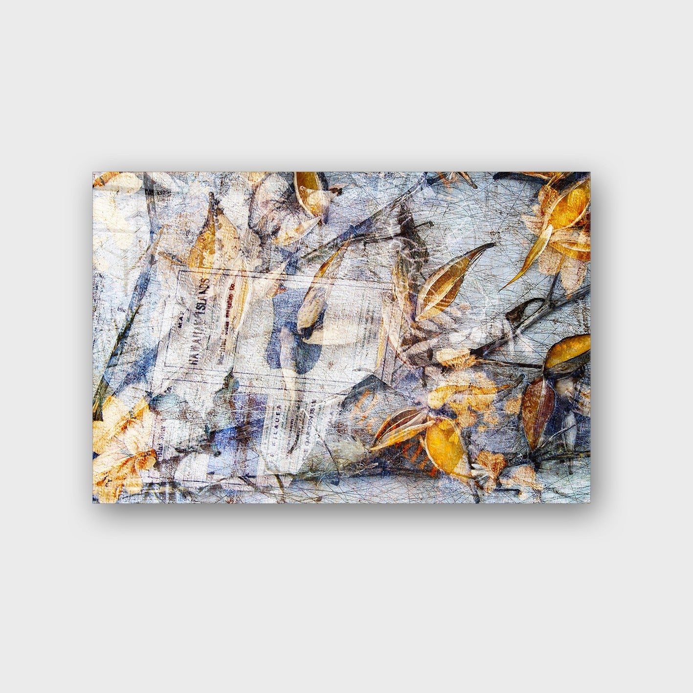 Quadro Decorativo em Vidro Temperado Multicolor 70x100cm - Arte Moderna para Parede