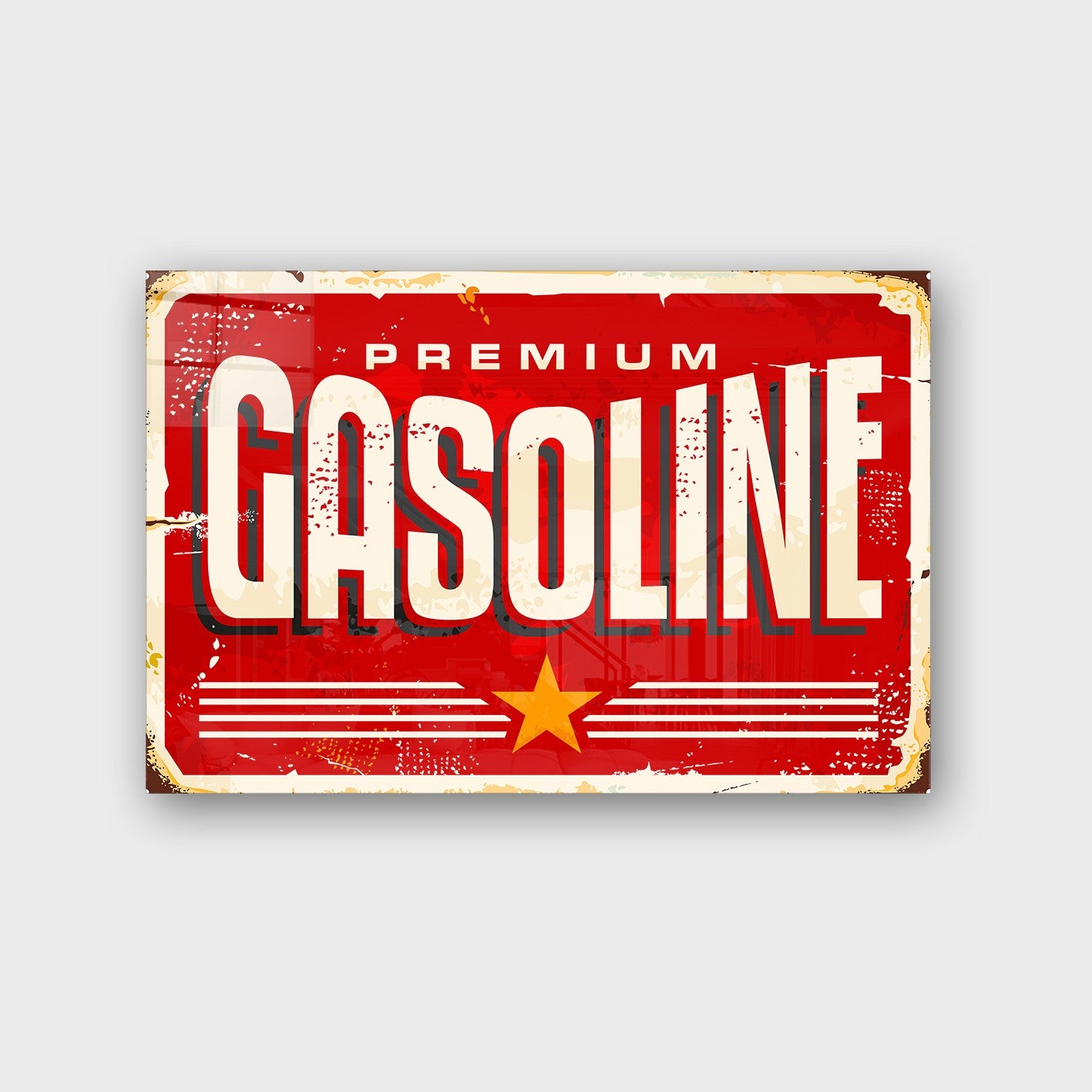 Quadro Decorativo em Vidro Temperado Multicolor 40x60cm - Arte Moderna para Parede