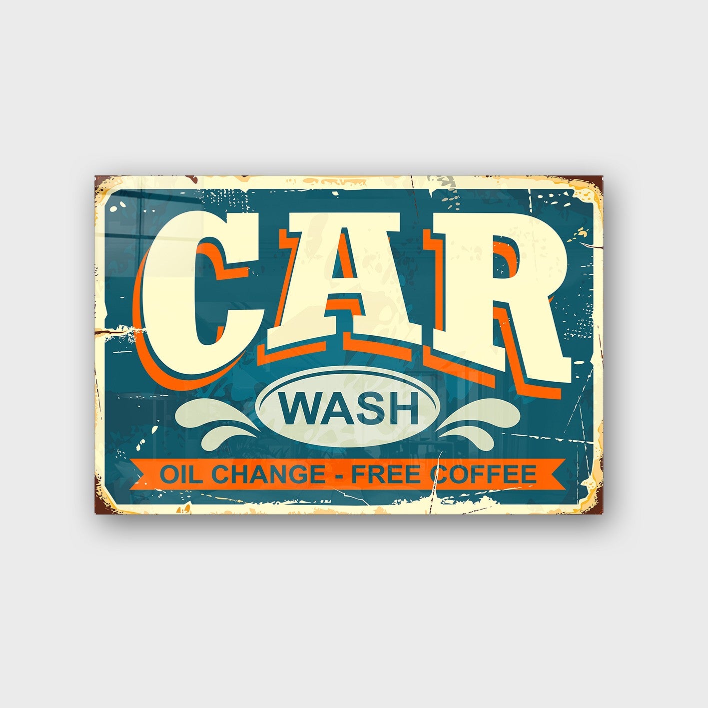 Quadro Decorativo em Vidro Temperado Multicolor 50x70cm - Arte Moderna para Parede