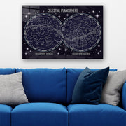 Quadro Decorativo em Vidro Temperado Multicolor 50x70cm - Arte Moderna para Parede