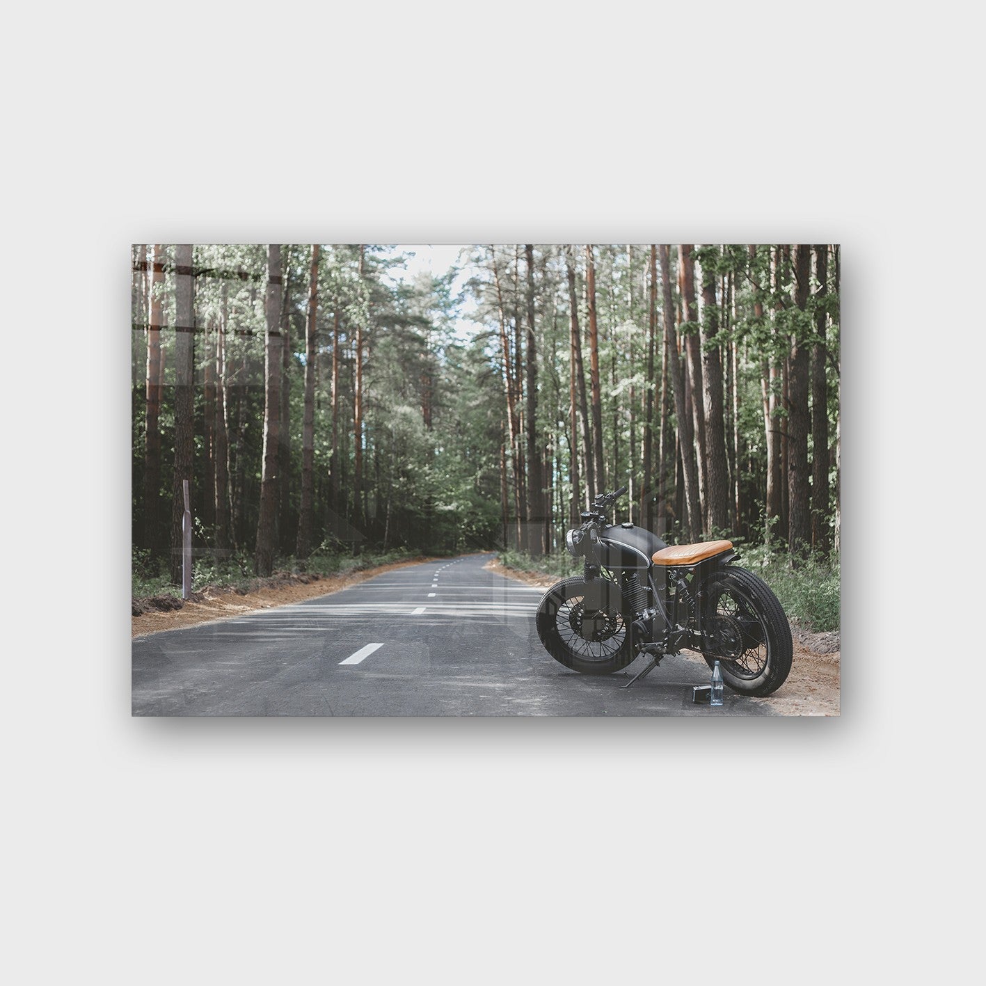 Quadro Decorativo em Vidro Temperado Multicolor 40x60cm - Arte Moderna para Parede