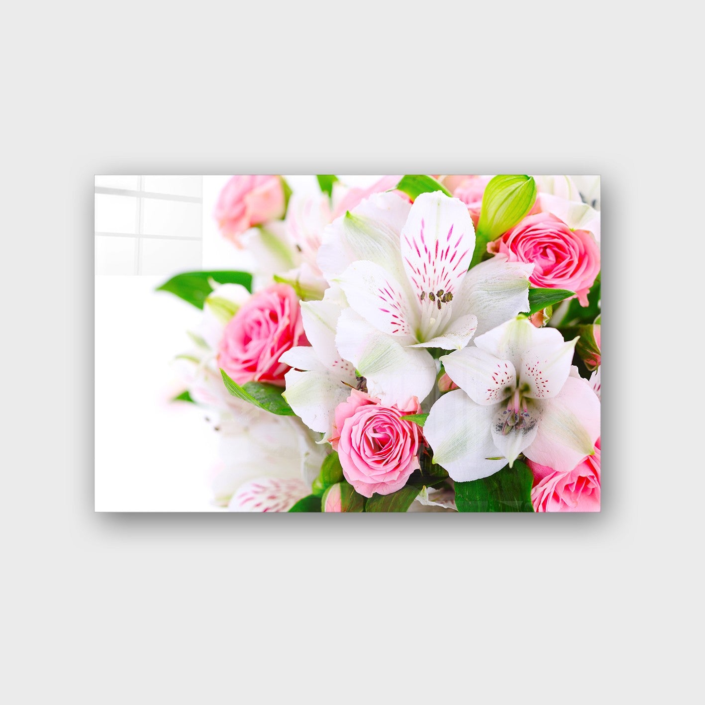 Quadro Decorativo em Vidro Temperado Multicolor 50x70cm - Arte Moderna para Parede