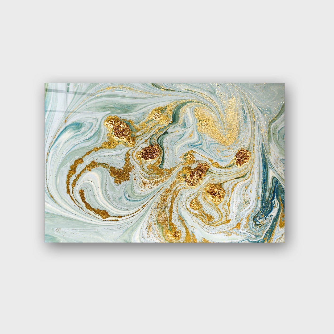 Quadro Decorativo em Vidro Temperado Multicolor 40x60cm - Arte Moderna para Parede