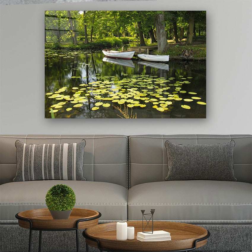 Quadro Decorativo em Vidro Temperado Multicolor 50x70cm - Arte Moderna para Parede