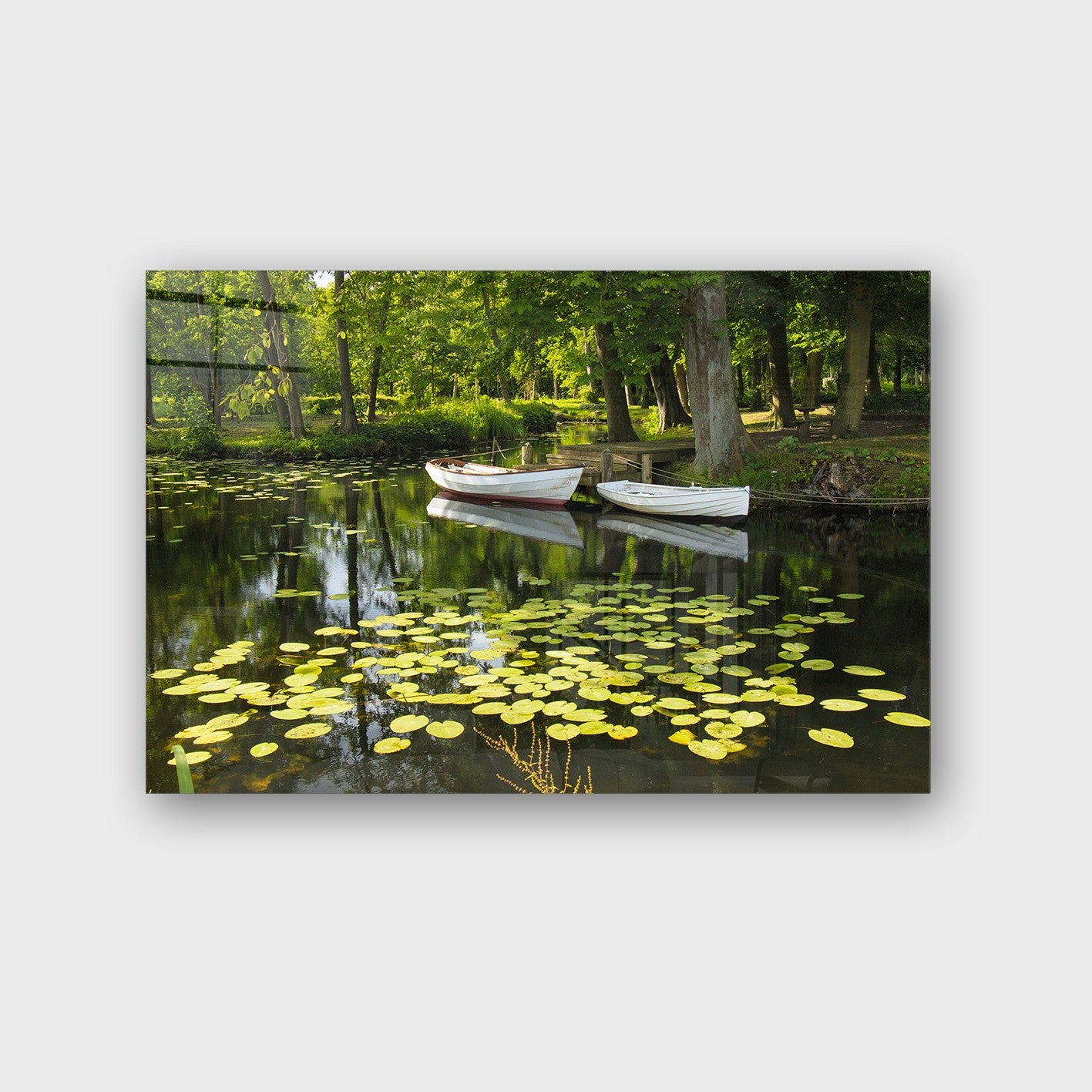 Quadro Decorativo em Vidro Temperado Multicolor 50x70cm - Arte Moderna para Parede