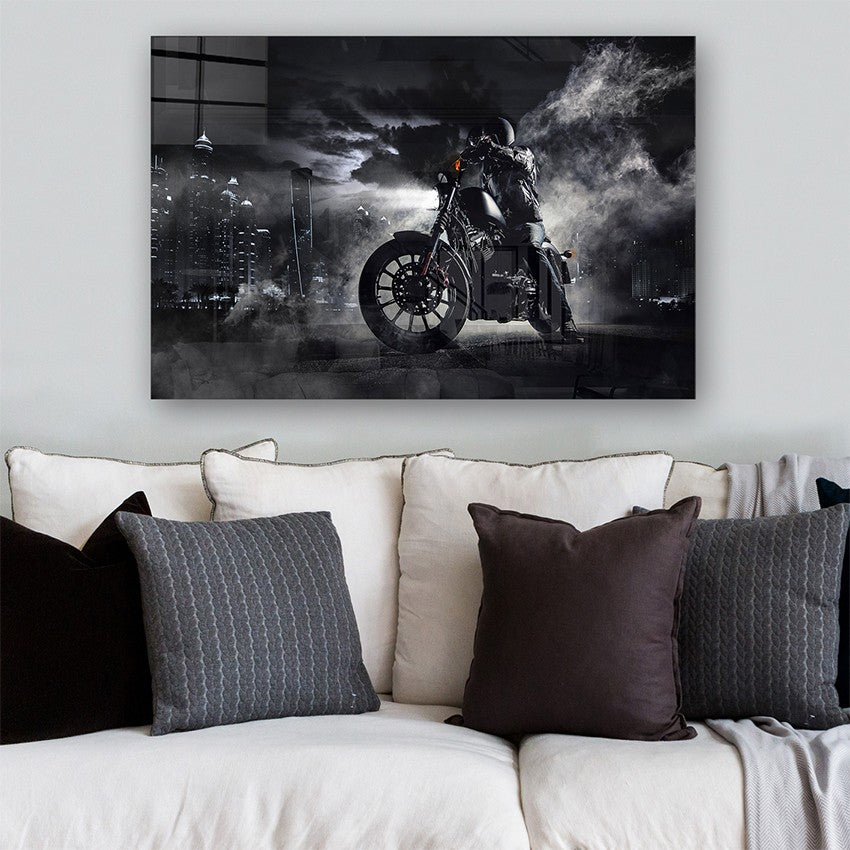 Quadro Decorativo em Vidro Temperado Multicolor 50x70cm - Arte Moderna para Parede