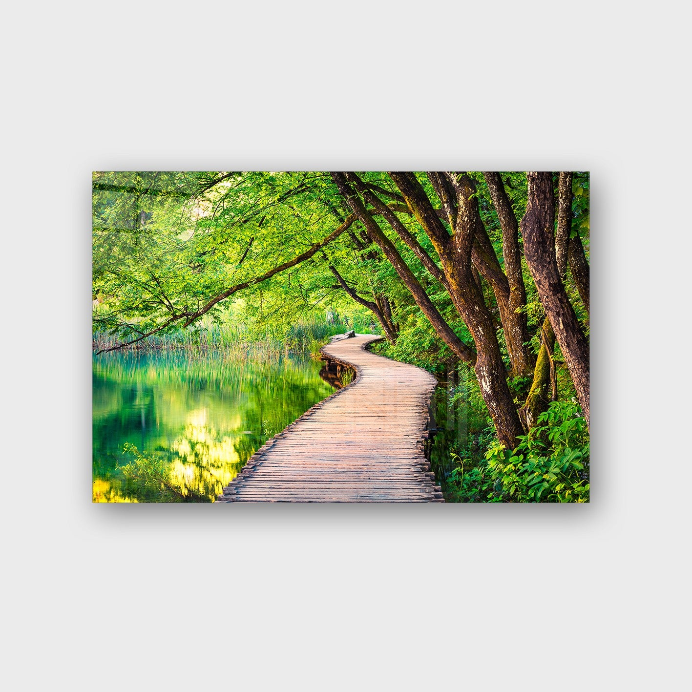 Quadro Decorativo em Vidro Temperado Multicolor 40x60cm - Arte Moderna para Parede