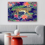 Quadro Decorativo em Vidro Temperado Multicolor 70x100cm - Arte Moderna para Parede