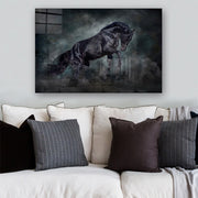 Quadro Decorativo em Vidro Temperado Multicolor 40x60cm - Arte Moderna para Parede