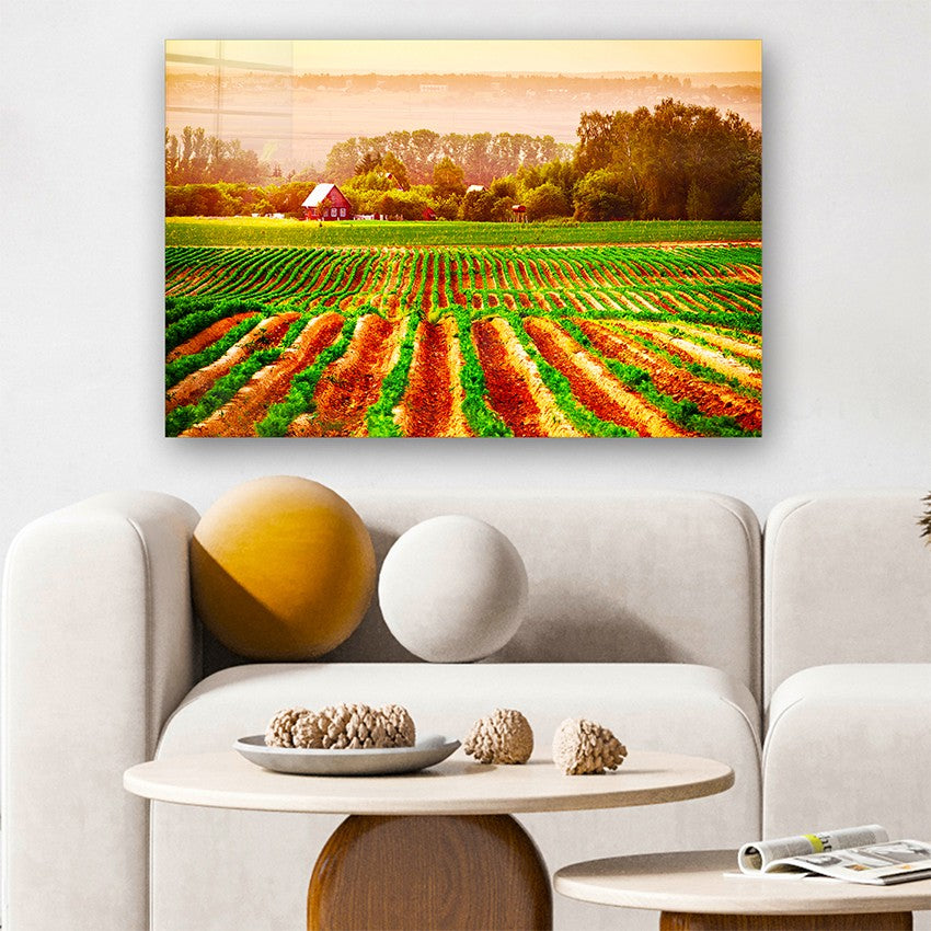 Quadro Decorativo em Vidro Temperado Multicolor 70x100cm - Arte Moderna para Parede