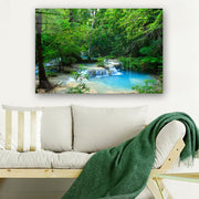 Quadro Decorativo em Vidro Temperado Multicolor 40x60cm - Arte Moderna para Parede