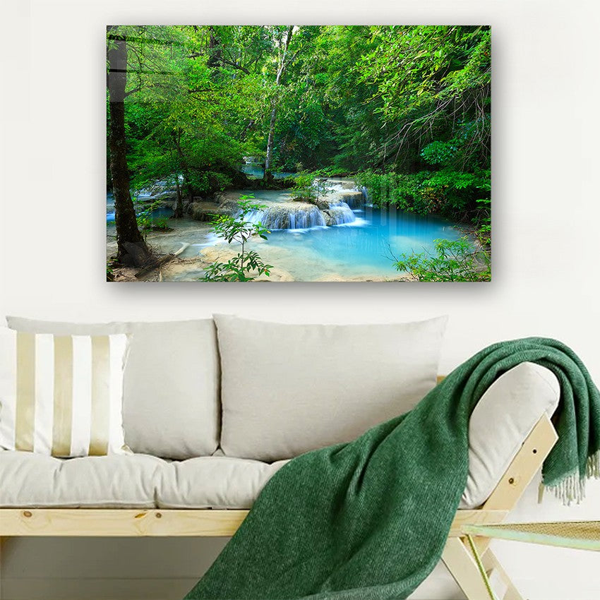 Quadro Decorativo em Vidro Temperado Multicolor 70x100cm - Arte Moderna para Parede